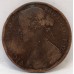 GREAT BRITAIN UK 1863 . ONE 1 PENNY . VARIETY . LARGE 3